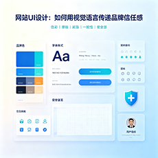 吐鲁番建站-网站UI设计：如何用视觉语言传递品牌信任感